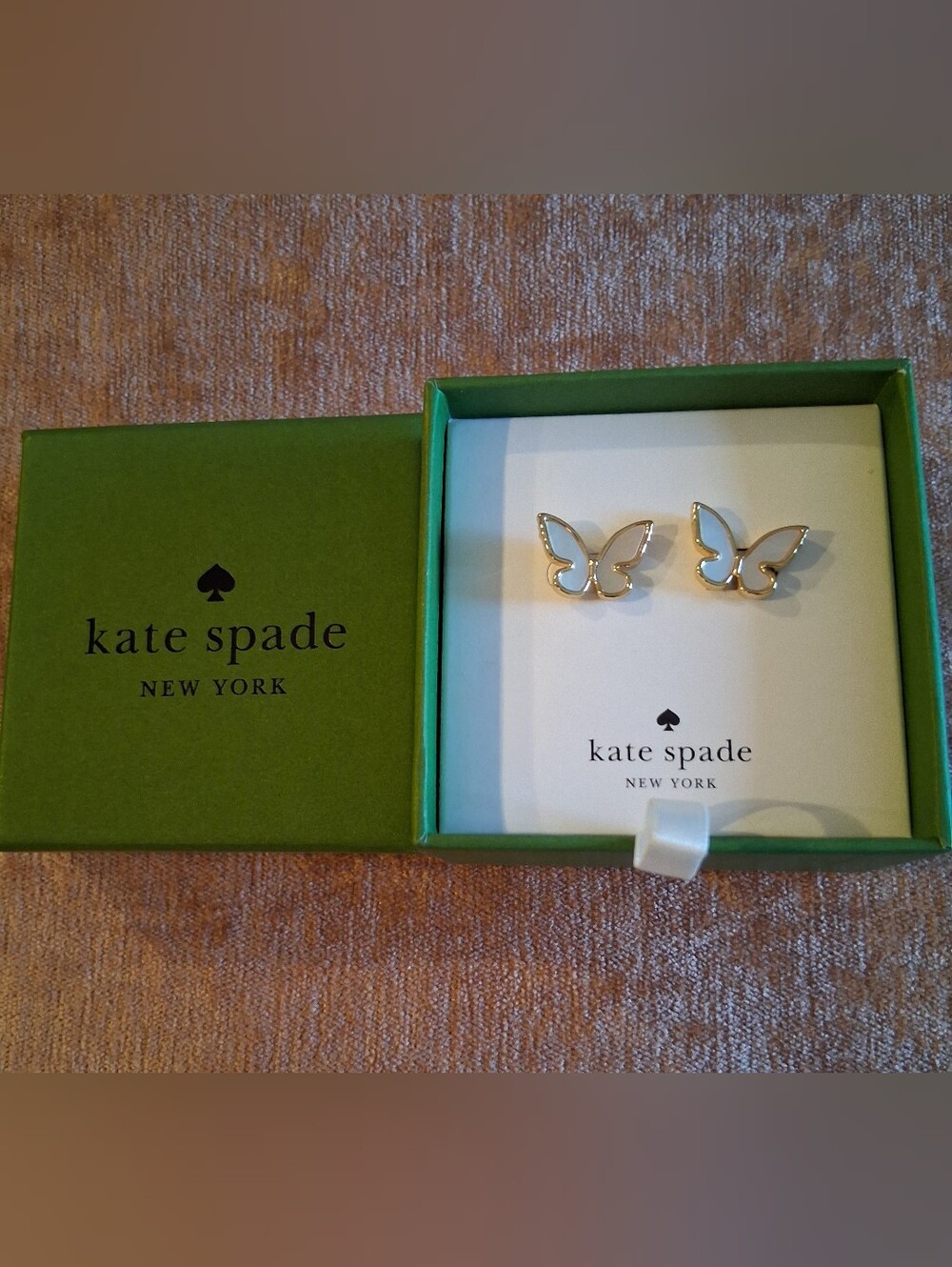 Kate Spade Butterfly Earrings - Picture 2 of 6